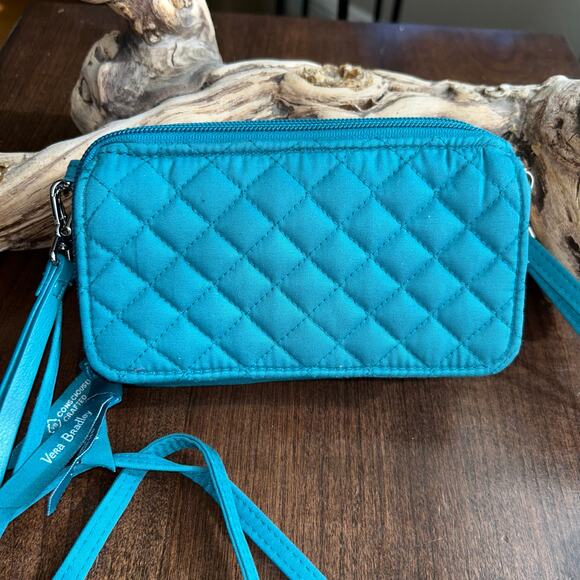 Vera Bradley RFID All in One Crossbody Bag blue - Picture 1 of 11